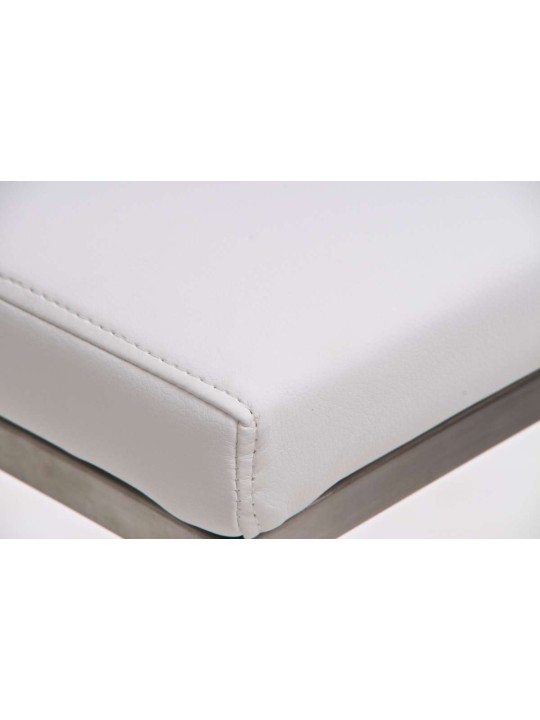 Barstol Panama E imiteret læder, hvid Barstol Panama E imiteret læder, hvid