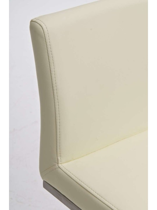 Barstol Panama E imiteret læder, creme Barstol Panama E imiteret læder, creme