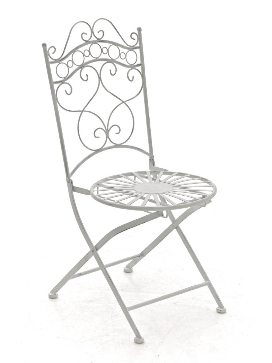 Stol Indra, antik hvid