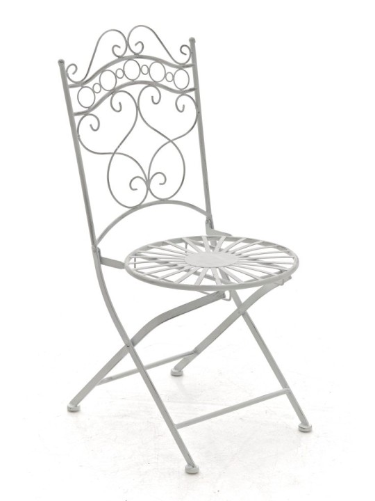 Stol Indra, antik hvid Stol Indra, antik hvid