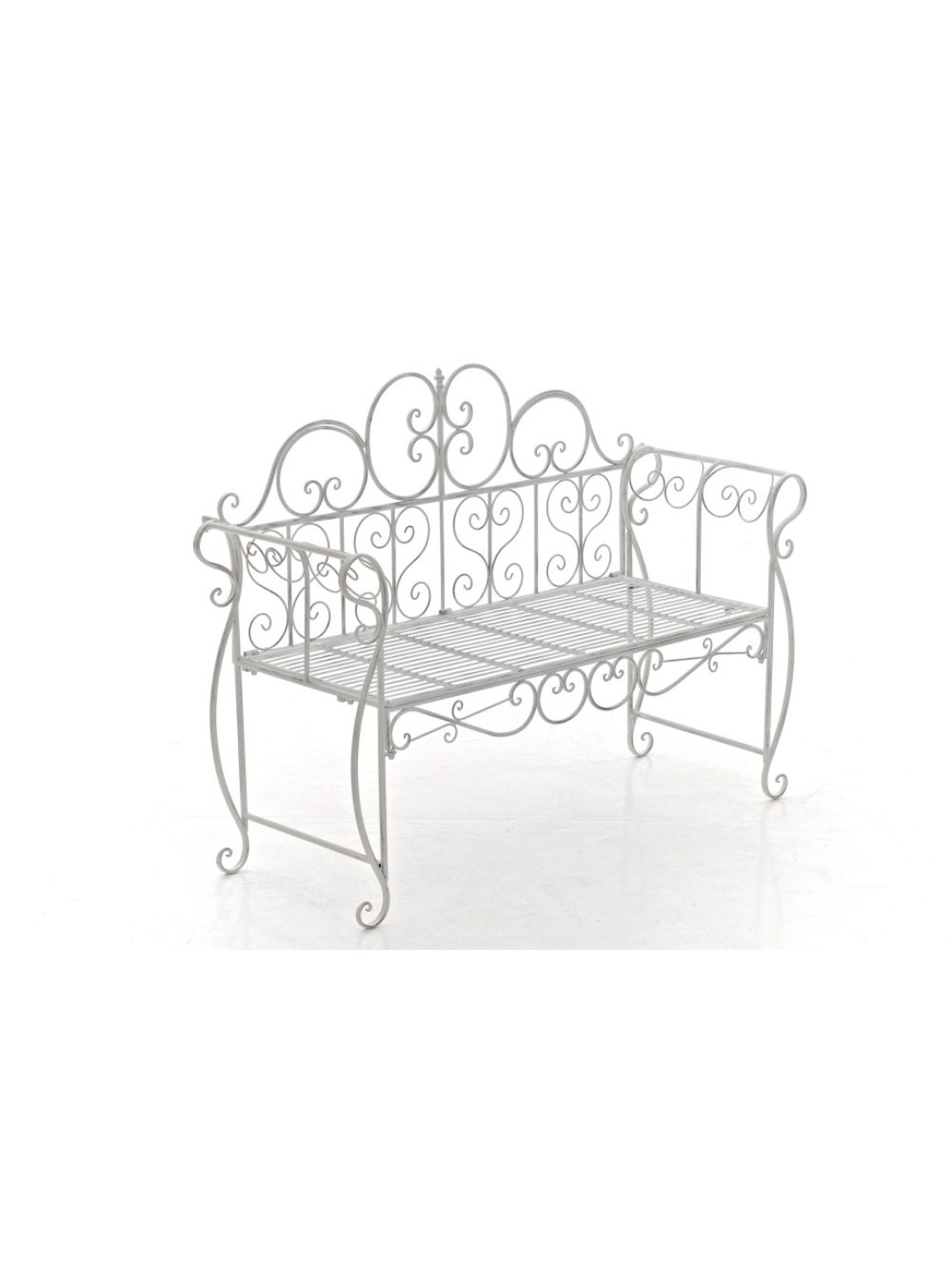 Havebænk Minna, antik hvid