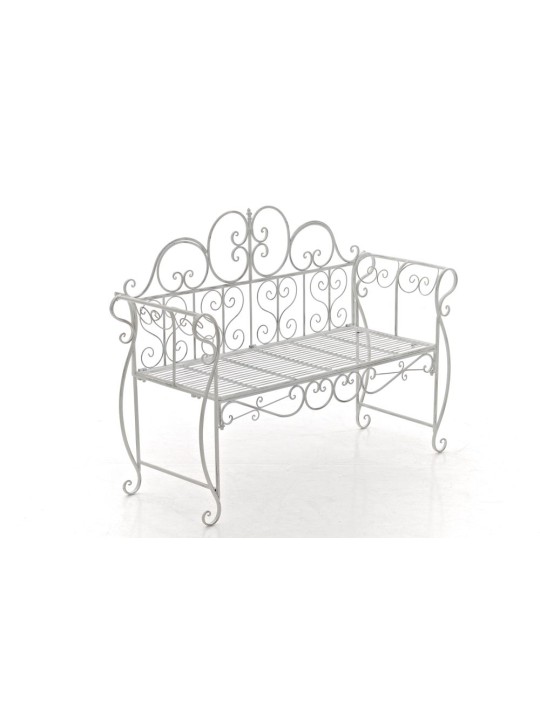 Havebænk Minna, antik hvid