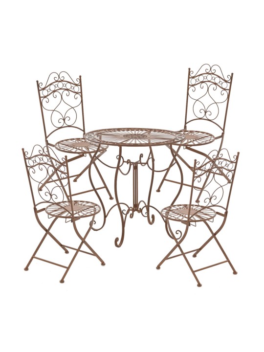 Stol Indra, antik brun