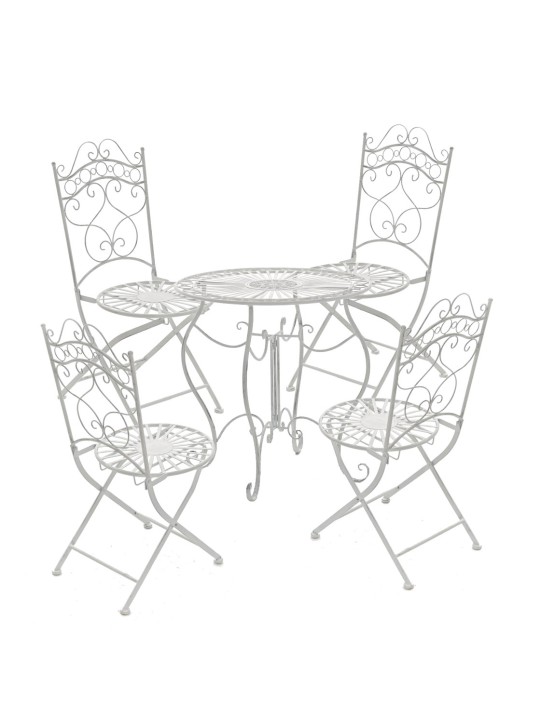 Stol Indra, antik hvid Stol Indra, antik hvid