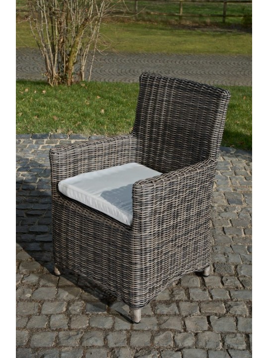 Stol Fontana / Saint Marlo Creme 5mm, gråmeleret