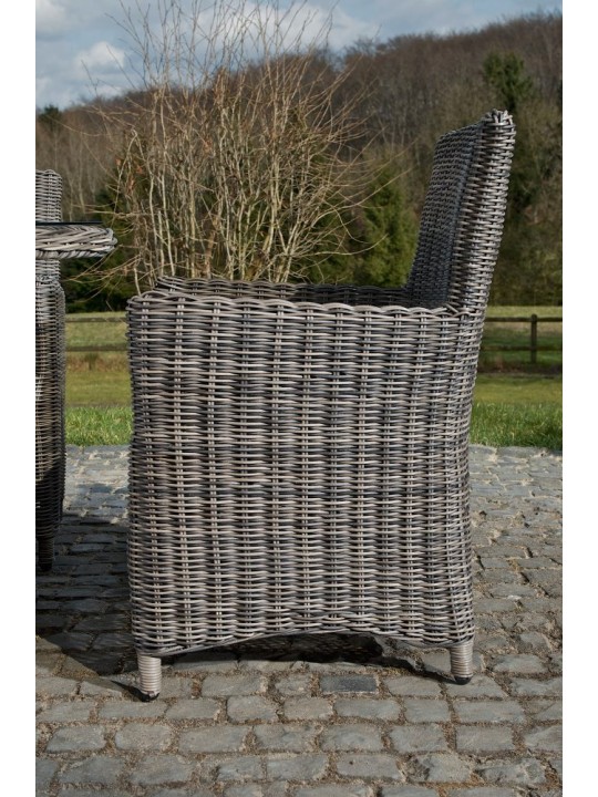 Stol Fontana / Saint Marlo Creme 5mm, gråmeleret