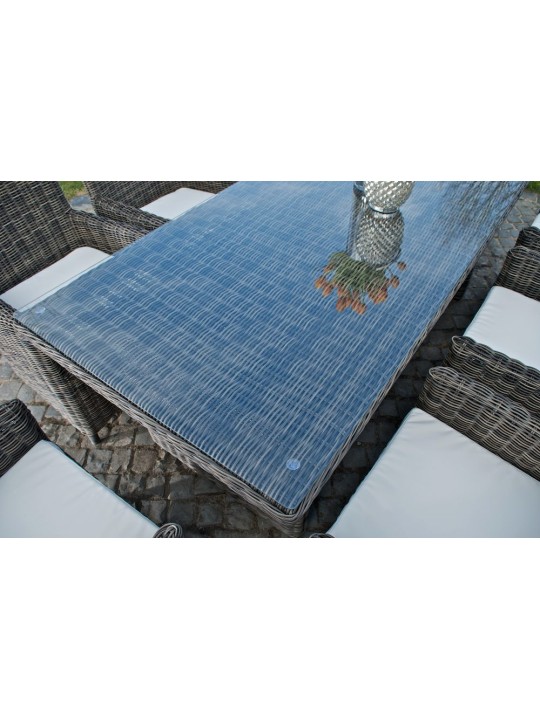 Fontana XL Creme siddegruppe, gråmeleret