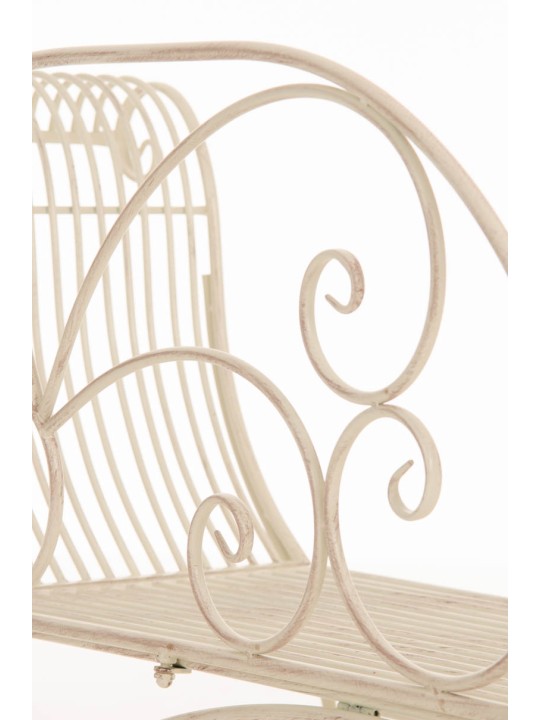 Havebænk Karma, antik creme