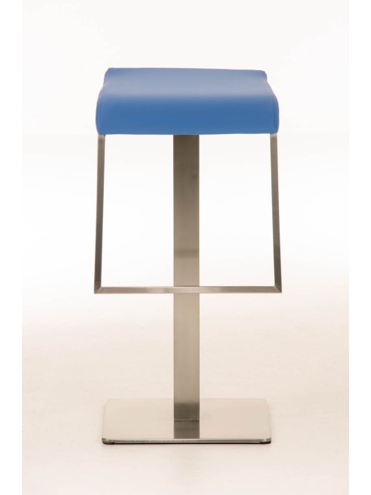 Barstol Lameng imiteret læder E78, blå