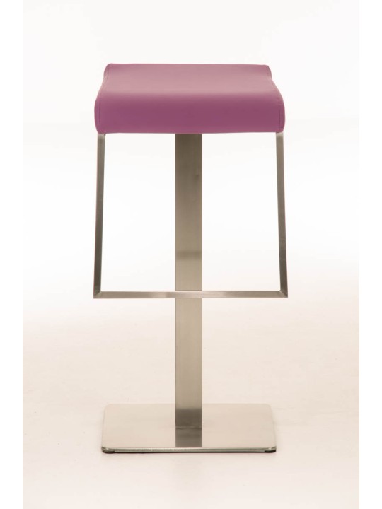 Barstol Lameng imiteret læder E78, lilla