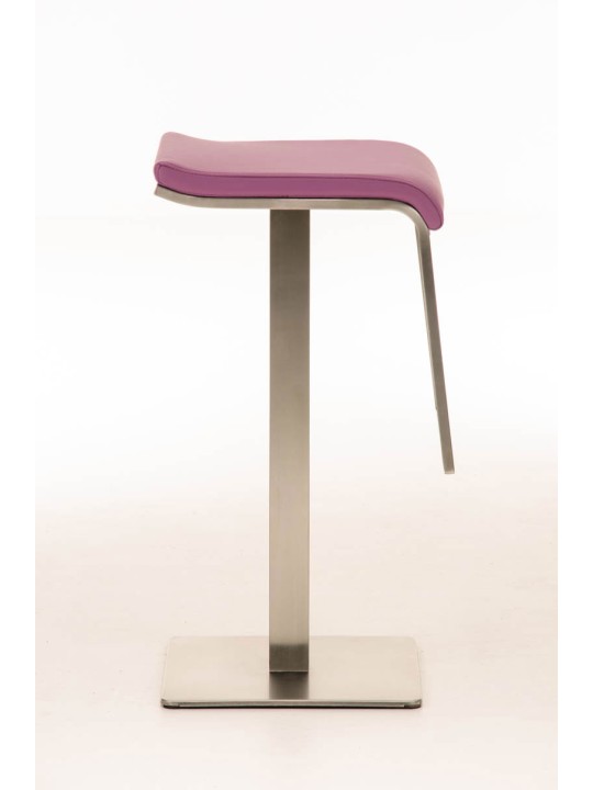 Barstol Lameng imiteret læder E78, lilla