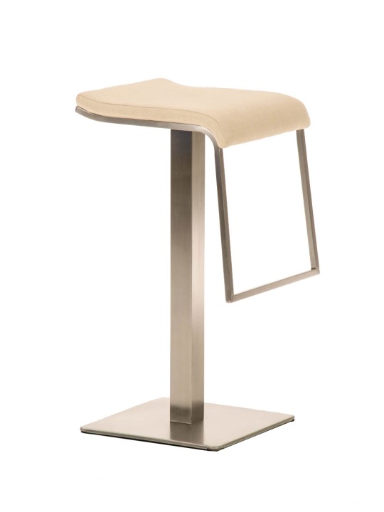 Barstol Lameng stof E78, creme