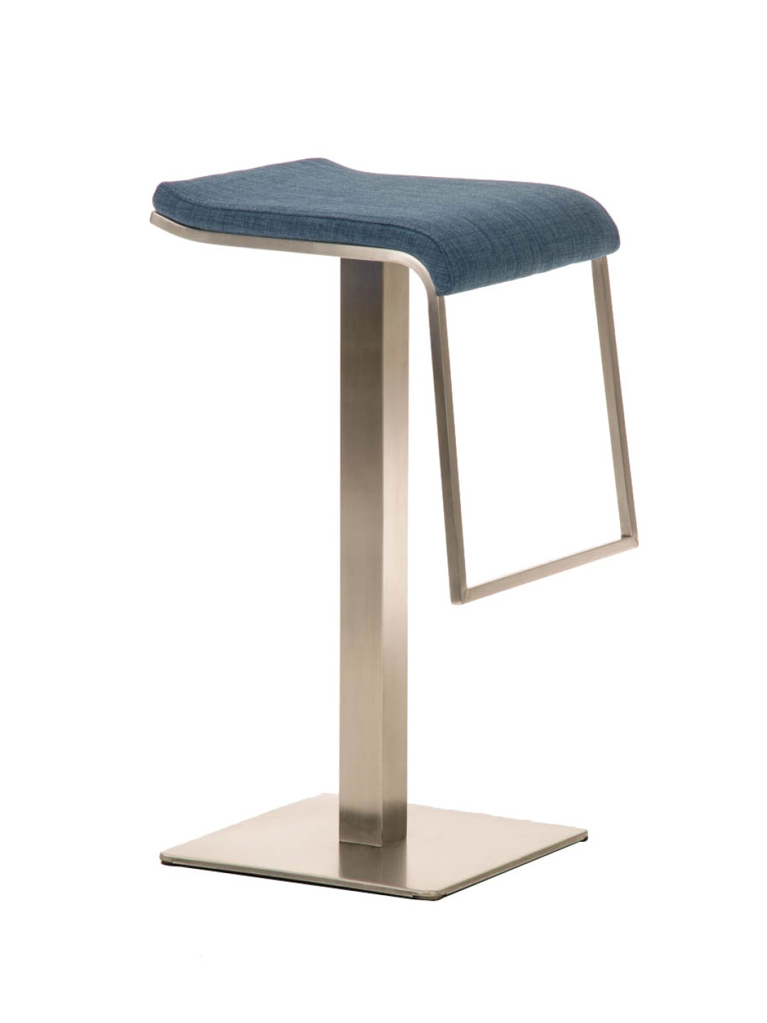 Barstol Lameng stof E78, blå