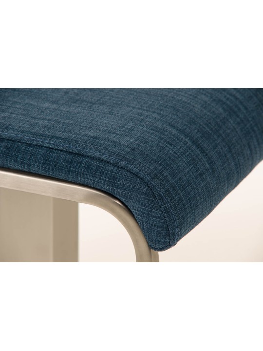 Barstol Lameng stof E78, blå