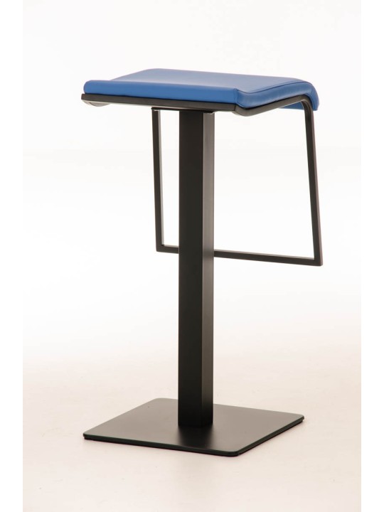 Barstol Lameng imiteret læder B78, blå Barstol Lameng imiteret læder B78, blå