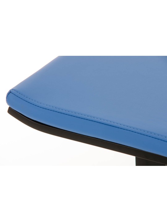 Barstol Lameng imiteret læder B78, blå Barstol Lameng imiteret læder B78, blå