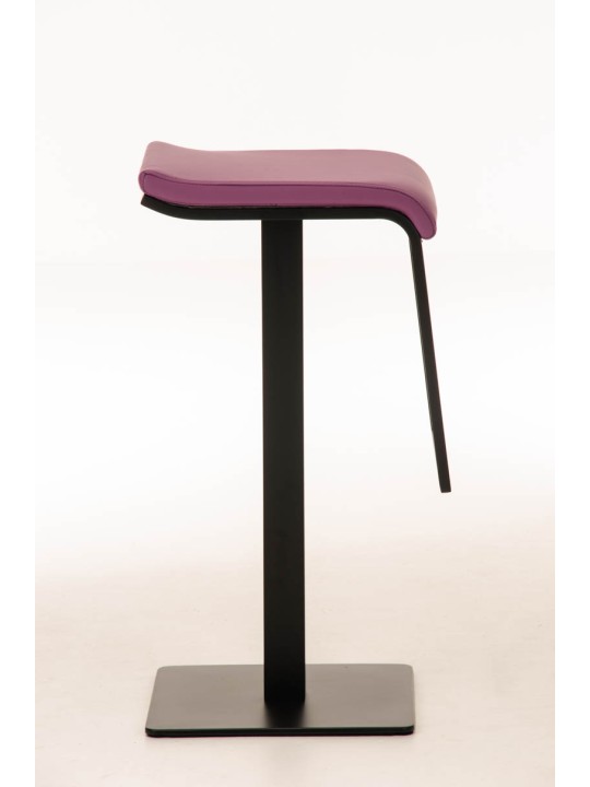 Barstol Lameng imiteret læder B78, lilla