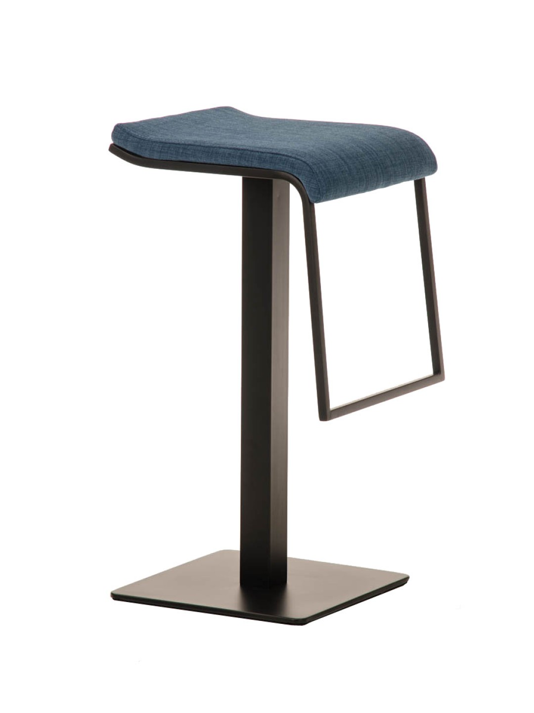 Barstol Lameng stof B78, blå