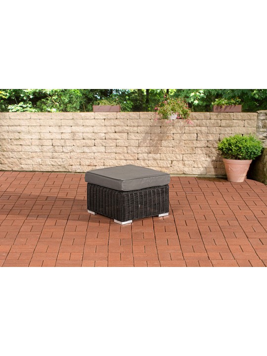 Taburet Bilbao / Madeira Iron Grey, sort