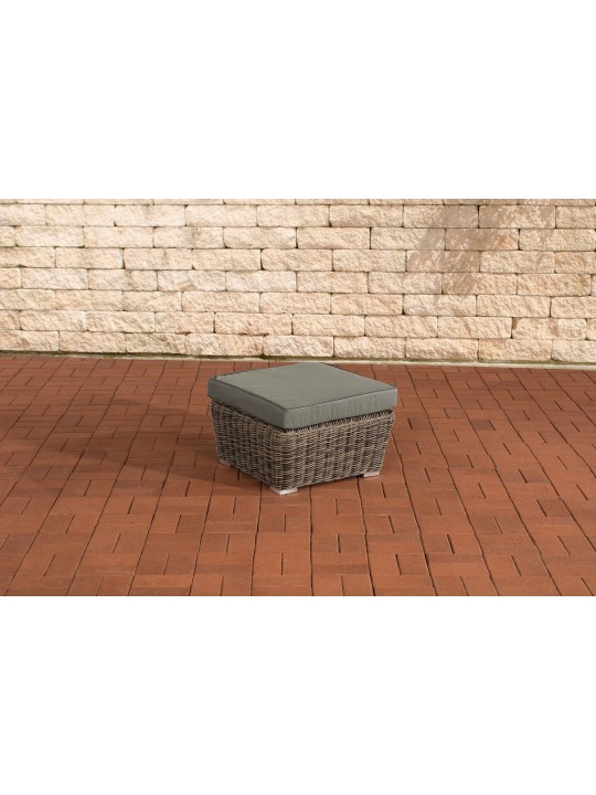 Fodskammel Mandal Iron Grey, gråmeleret