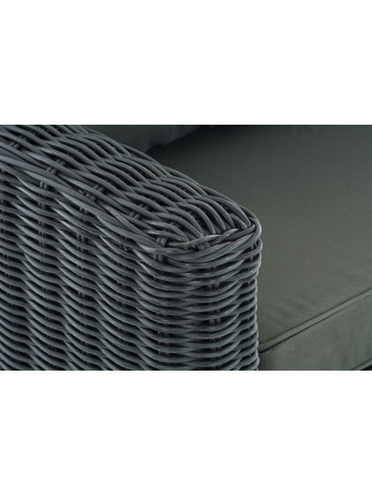 Lænestol Fisolo antracit 5mm, sort