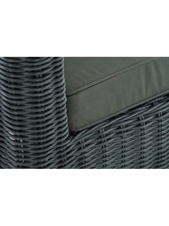 Lænestol Fisolo antracit 5mm, sort