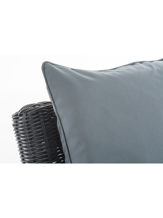 Lænestol Fisolo jerngrå 5mm, sort