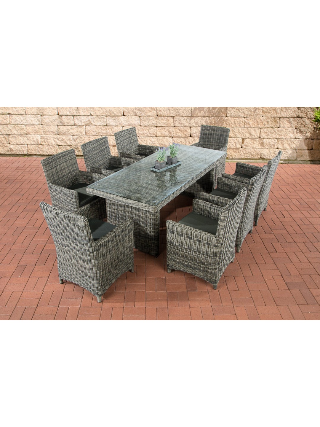 Fontana XL antracit siddegruppe, gråmeleret