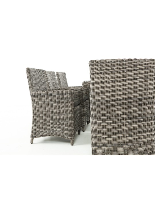 Fontana XL antracit siddegruppe, gråmeleret