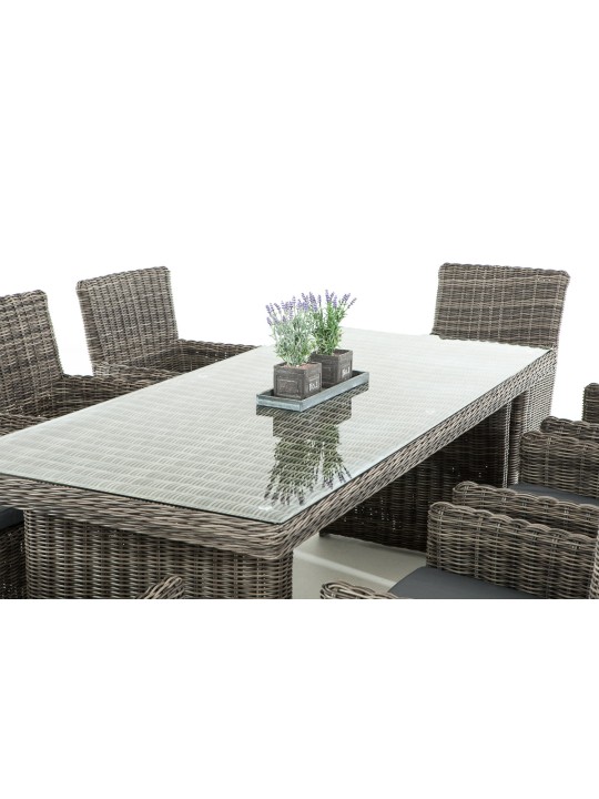 Fontana XL jerngrå siddegruppe, gråmeleret