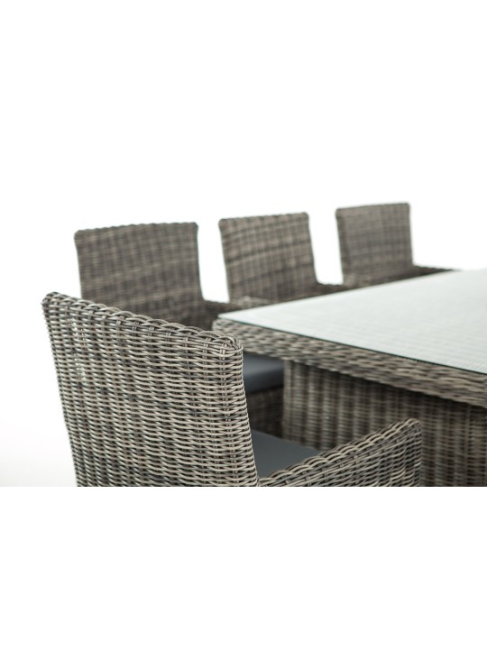 Fontana XL jerngrå siddegruppe, gråmeleret