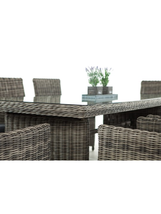 Fontana XL jerngrå siddegruppe, gråmeleret