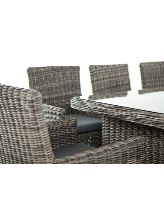 Fontana XL jerngrå siddegruppe, gråmeleret