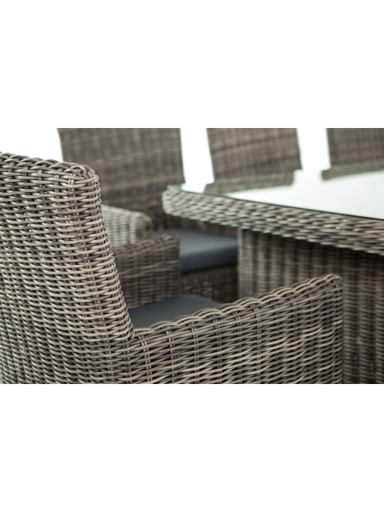 Fontana XL jerngrå siddegruppe, gråmeleret