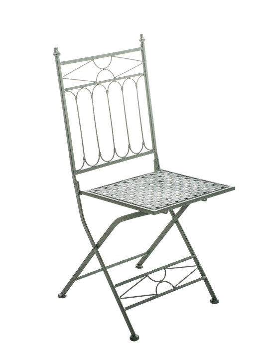 Foldestol ASINA, antik grøn