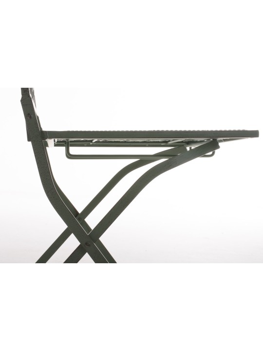 Foldestol ASINA, antik grøn