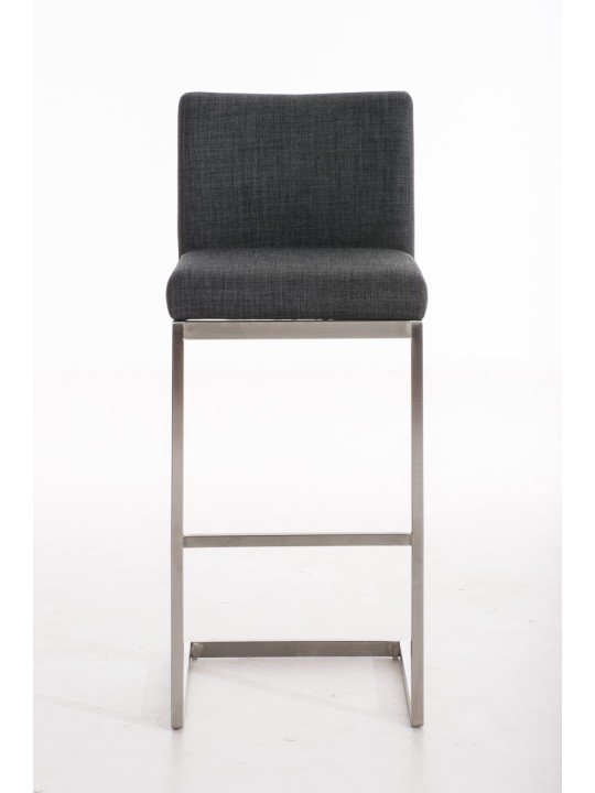 Barstol Paros stof, mørkegrå