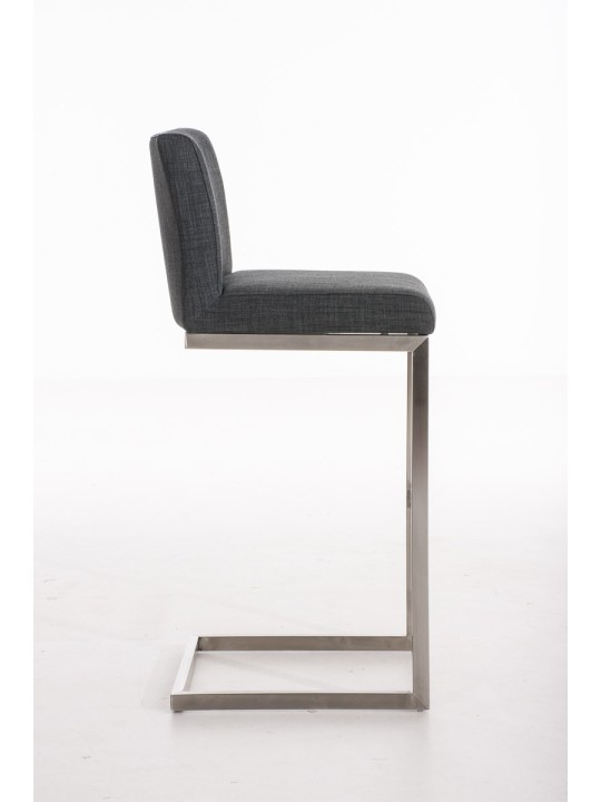 Barstol Paros stof, mørkegrå