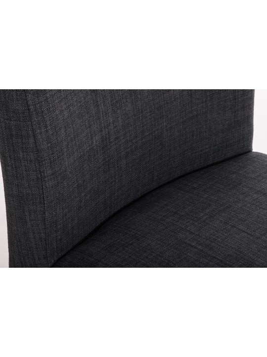 Barstol Paros stof, mørkegrå