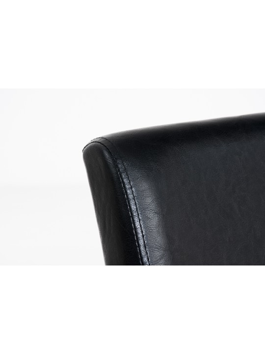 Spisestuestol Ina mørkebrun, sort