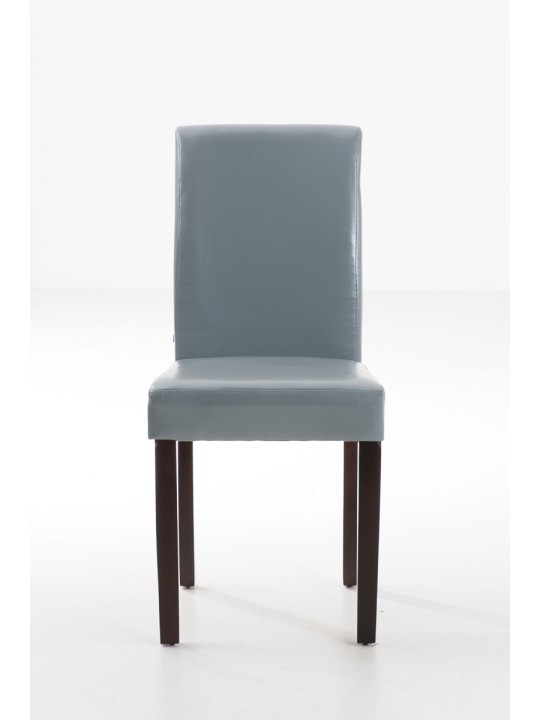 Spisestuestol Ina mørkebrun, grå