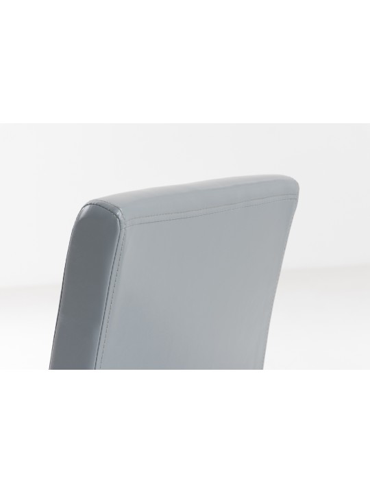 Spisestuestol Ina mørkebrun, grå