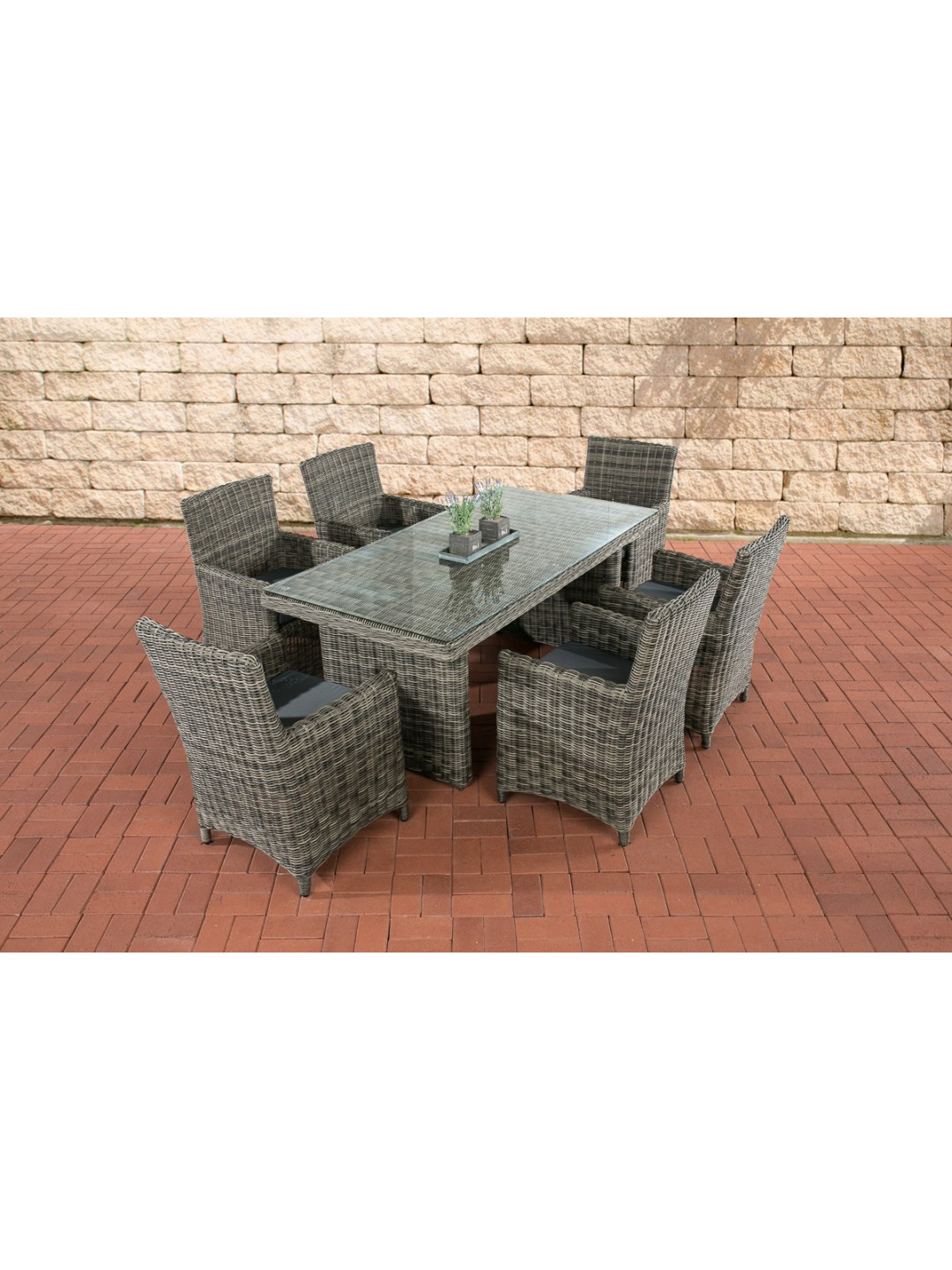 Fontana jerngrå siddegruppe, gråmeleret