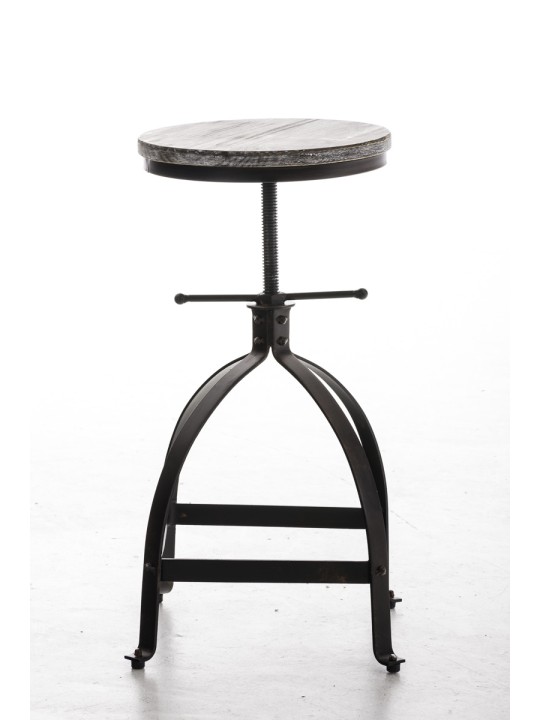 Raja skammel, træ, bronze