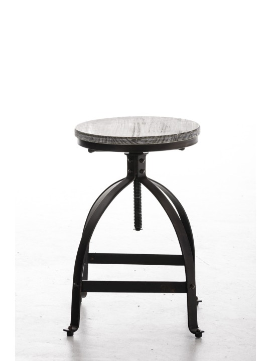 Raja skammel, træ, bronze