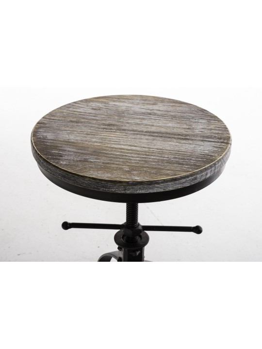 Raja skammel, træ, bronze