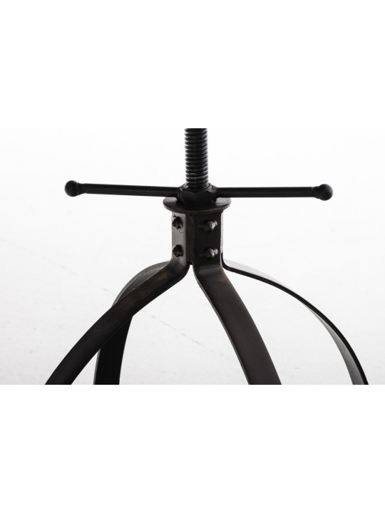 Raja skammel, træ, bronze