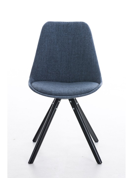 Stol Pegleg Stof Rund, blå Stol Pegleg Stof Rund, blå