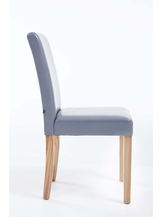 Spisestuestol Ina natura, grå