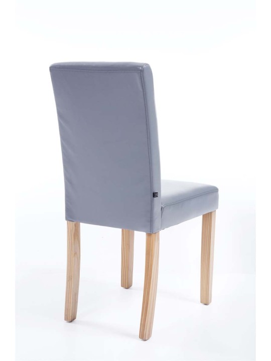 Spisestuestol Ina natura, grå